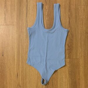 Abercrombie & Fitch Sky Blue Ribbed Top